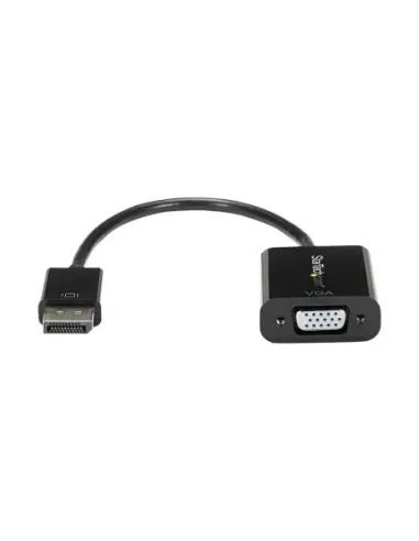 Cable displayport a vga startech 10cm -  macho - hembra -  negro