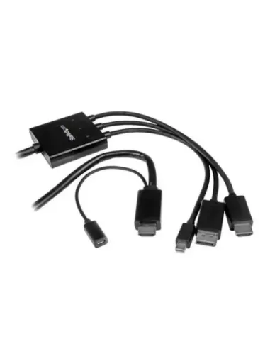 Cable conversor hdmi - displayport - mini dp startech 2m