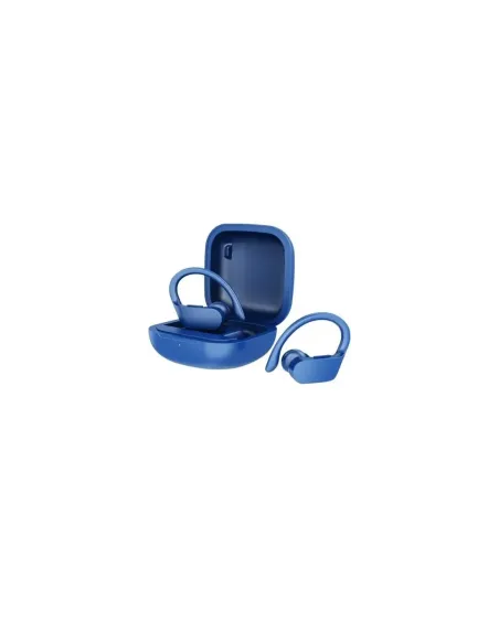 Auriculares Deportivos Bluetooth Daewoo DW2024 con estuche de carga/ Autonomía 5h/ Azules