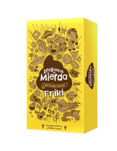 Juego de mesa asmodee preguntas de mierda friki pegi 16