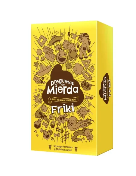 Juego de mesa asmodee preguntas de mierda friki pegi 16