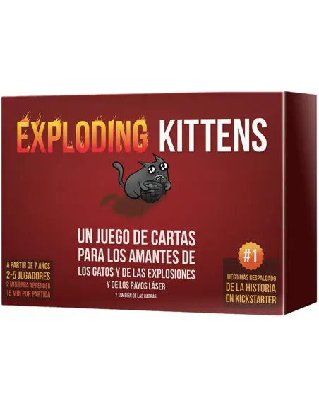 Juego de mesa exploding kittens pegi 7