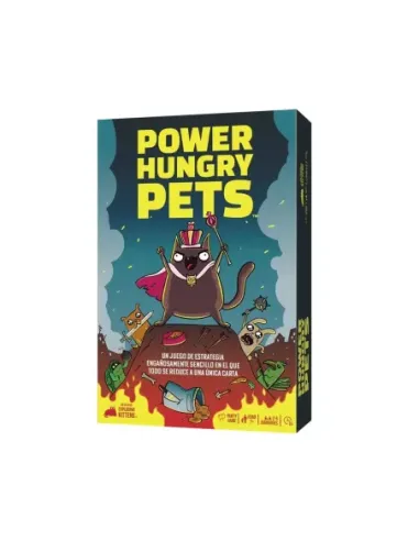 Juego de mesa power hungry pets edad recomendada 7 años