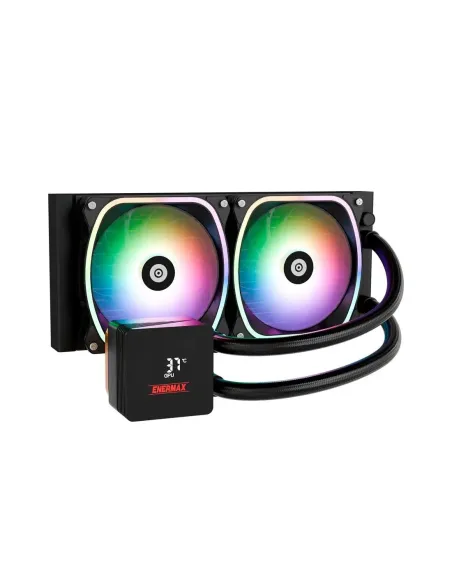 Kit refrigeracion liquida cpu enermax aquafusion ii 240mm gaming 2 x12cm