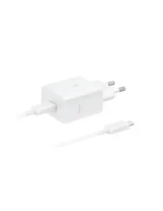 Cargador samsung ep - t4511xwegeu usb tipo c blanco 45w cable incluido