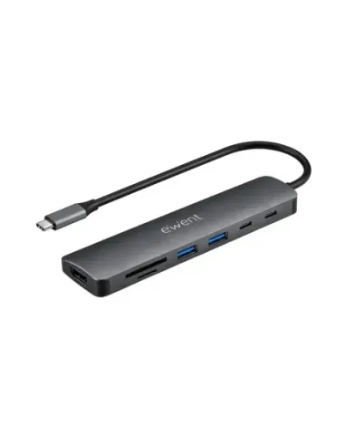Docking station ewent ew1152 usb tipo c 7 en 1