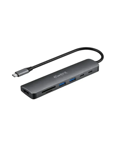 Docking station ewent ew1152 usb tipo c 7 en 1