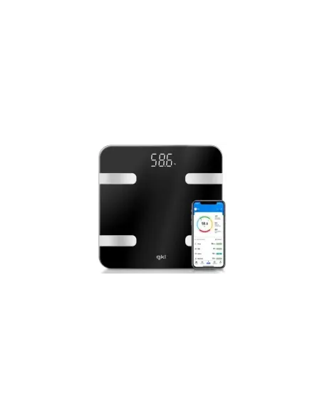 Báscula de Baño GKL Fitblue 300 Black/ Hasta 180kg