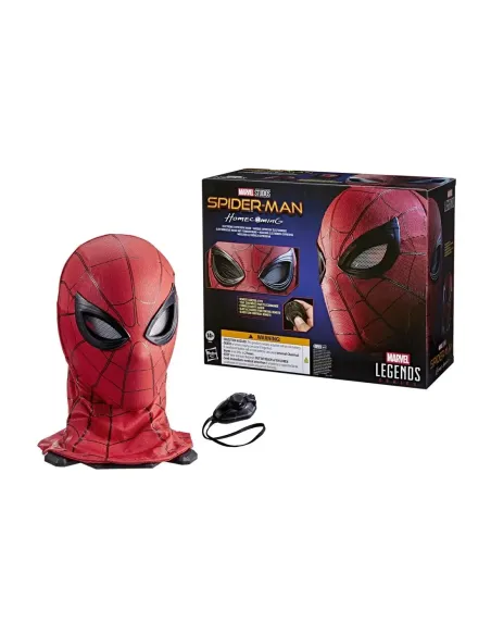 Réplica máscara spider - man home coming hasbro marvel studios