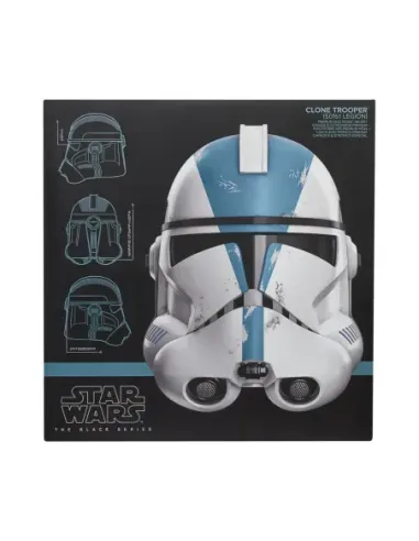 Casco electrónico hasbro star wars the black series clone trooper (legión 501)