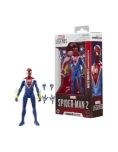 Figura hasbro marvel legends series spider - man 2 miles morales (upgraded suit style)