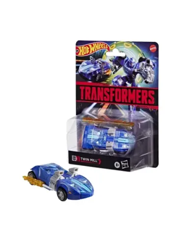Coche hot wheels transformers twin mill