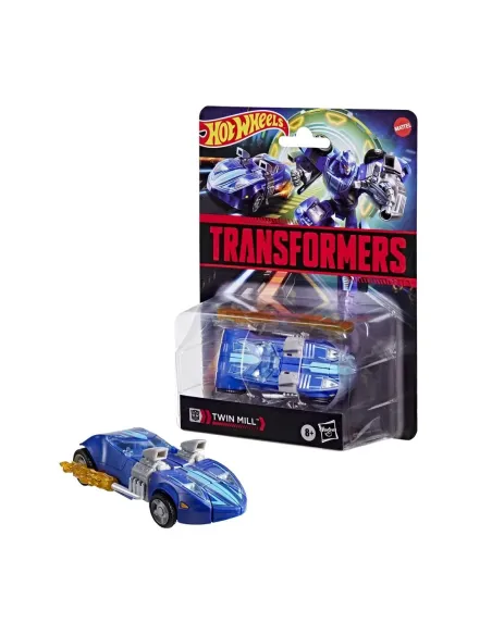 Coche hot wheels transformers twin mill