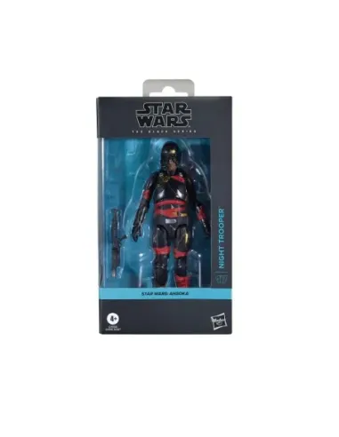 Figura hasbro star wars the black series ahsoka night trooper
