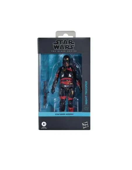 Figura hasbro star wars the black series ahsoka night trooper