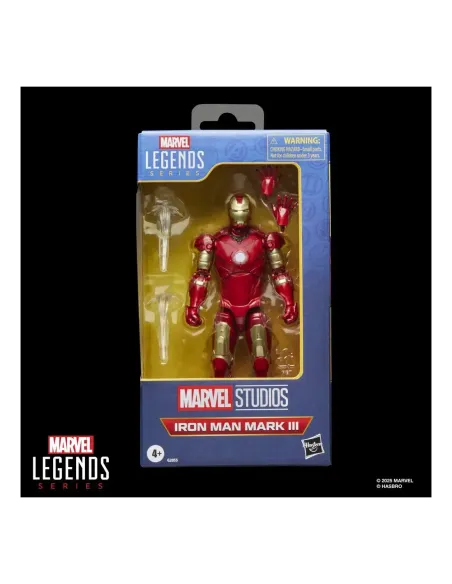 Figura hasbro marvel legends series iron man mark iii