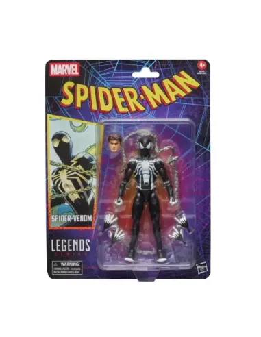Figura hasbro marvel legends series spider - man spider - venom
