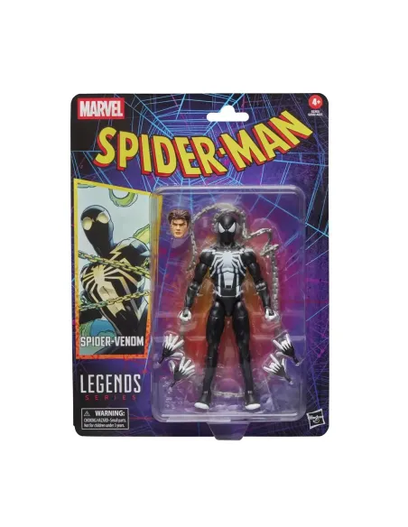 Figura hasbro marvel legends series spider - man spider - venom