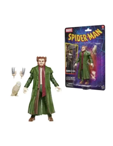 Figura hasbro marvel legends series spider - man marvel's owl