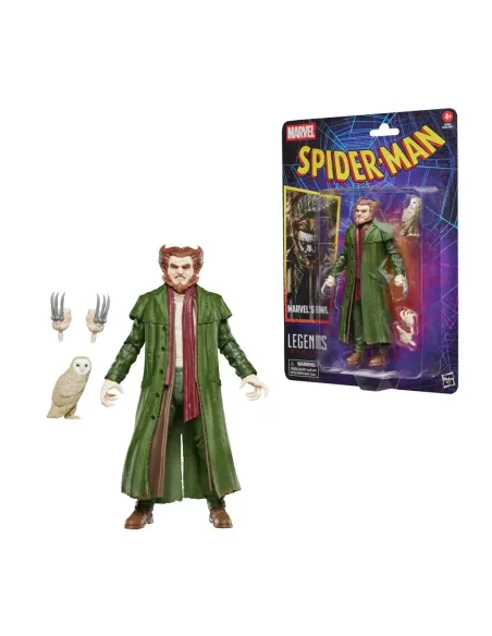 Figura hasbro marvel legends series spider - man marvel's owl