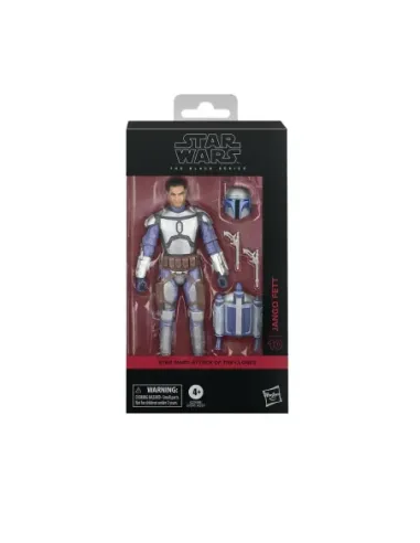Figura hasbro star wars the black series attack of the clones jango fett