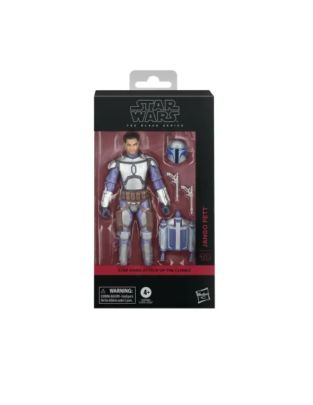 Figura hasbro star wars the black series attack of the clones jango fett