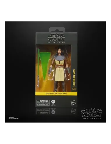 Figura hasbro star wars the clone wars the black series quinlan vos