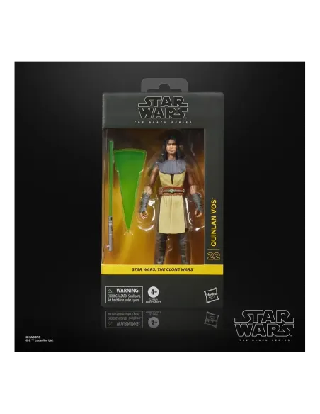 Figura hasbro star wars the clone wars the black series quinlan vos