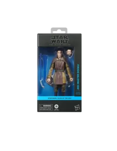 Figura hasbro star wars tales of jedi the black series jedi master dooku