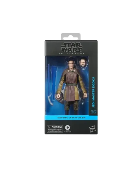 Figura hasbro star wars tales of jedi the black series jedi master dooku
