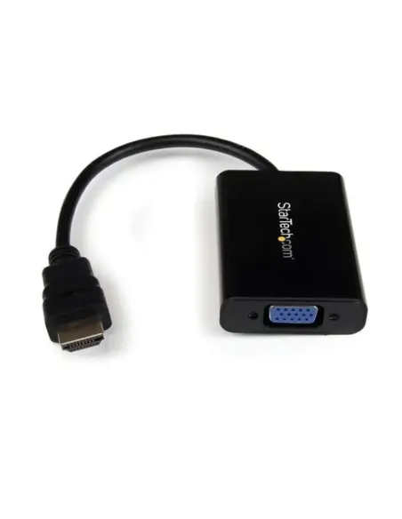 Adaptador hdmi a vga -  jack 3.5mm -  micro usb tipo b startech 25cm -  macho - hembra -  negro