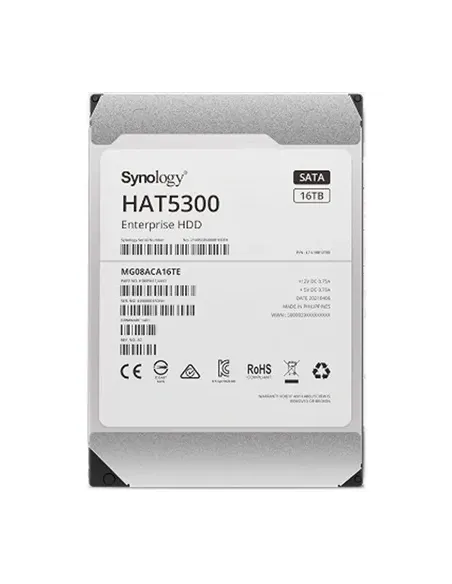 Disco duro interno hdd synology 16tb 3.5pulgadas 512mb 7200rpm
