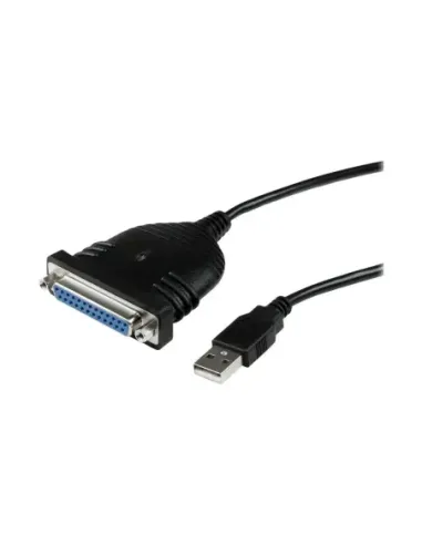 Cable db25 a usb tipo a startech 1.86m -  hembra - macho -  negro