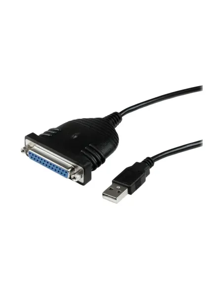 Cable db25 a usb tipo a startech 1.86m -  hembra - macho -  negro