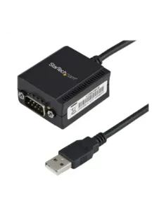 Cable usb tipo a a db9 startech 1.8m -  macho - macho -  negro