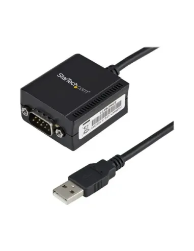 Cable usb tipo a a db9 startech 1.8m -  macho - macho -  negro