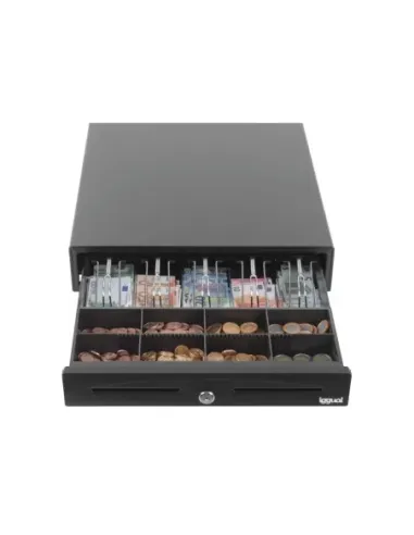 iggual Cajón Portamonedas IRON-70 44,5cm 5+8 negro