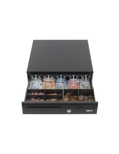 iggual Cajón Portamonedas IRON-35 42cm 5+6 negro