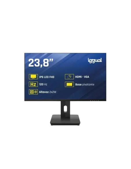 iggual Monitor 24" VGA HDMI 120Hz pivotante AA MM