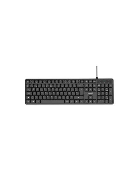 iggual Teclado USB estándar CK-SILENT-105T negro