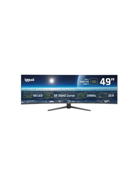 iggual Monitor 49" 5K DQHD 1ms 240Hz MM AA Curvo
