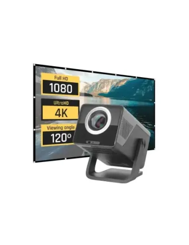 iggual Pack proyector 4K + lona proyección120"