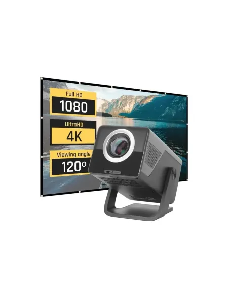 iggual Pack proyector 4K + lona proyección120"