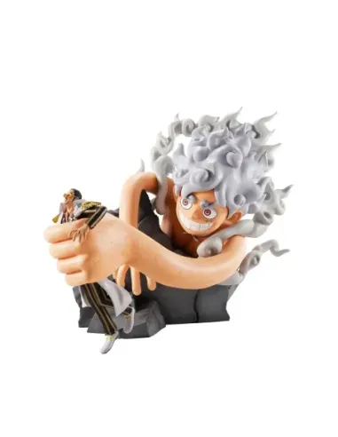 Figura bandai ichibansho one piece revible moment monkey d. luffy gear 5 vs borsalino burst enrgy