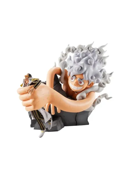Figura bandai ichibansho one piece revible moment monkey d. luffy gear 5 vs borsalino burst enrgy