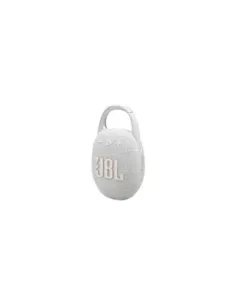 Altavoz con Bluetooth JBL Clip 5/ 7W/ 1.0/ Blanco