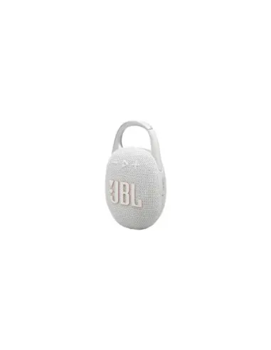 Altavoz con Bluetooth JBL Clip 5/ 7W/ 1.0/ Blanco