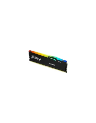Memoria RAM Kingston FURY Beast RGB 16GB/ DDR5/ 6000MHz/ 1.4V/ CL30/ DIMM
