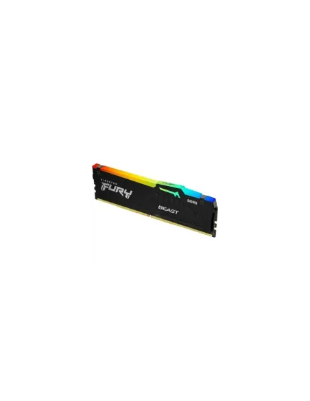 Memoria RAM Kingston FURY Beast RGB 16GB/ DDR5/ 6400MHz/ 1.4V/ CL32/ DIMM