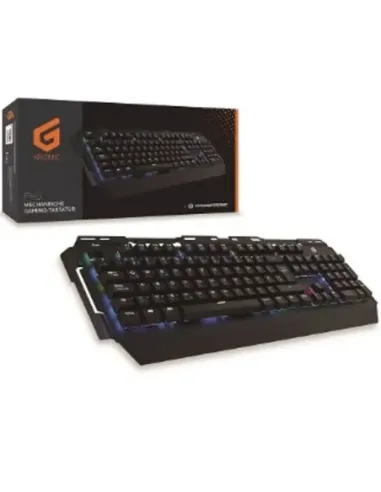 Teclado gaming conceptronic kronic01es mecanico rgb usb 8 teclas programables